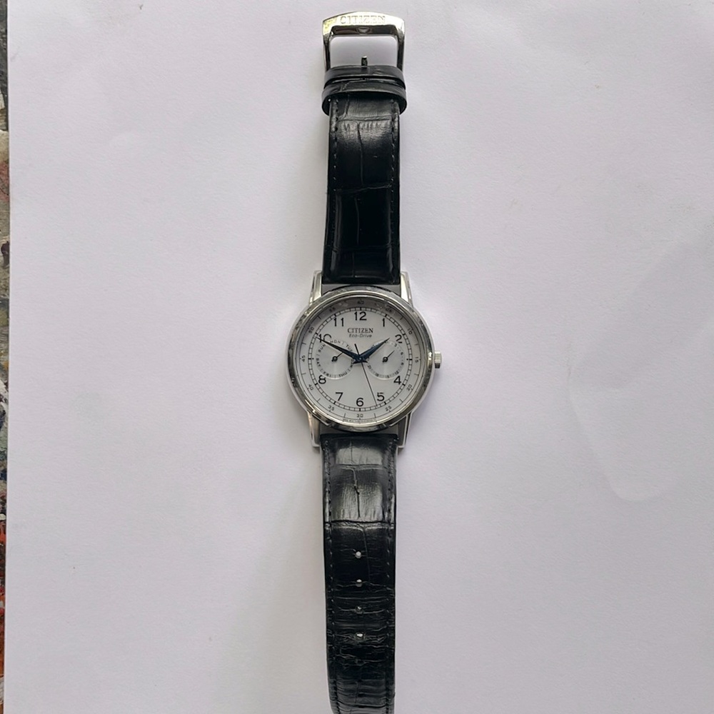 Slightly worn citizen eco-drive watch